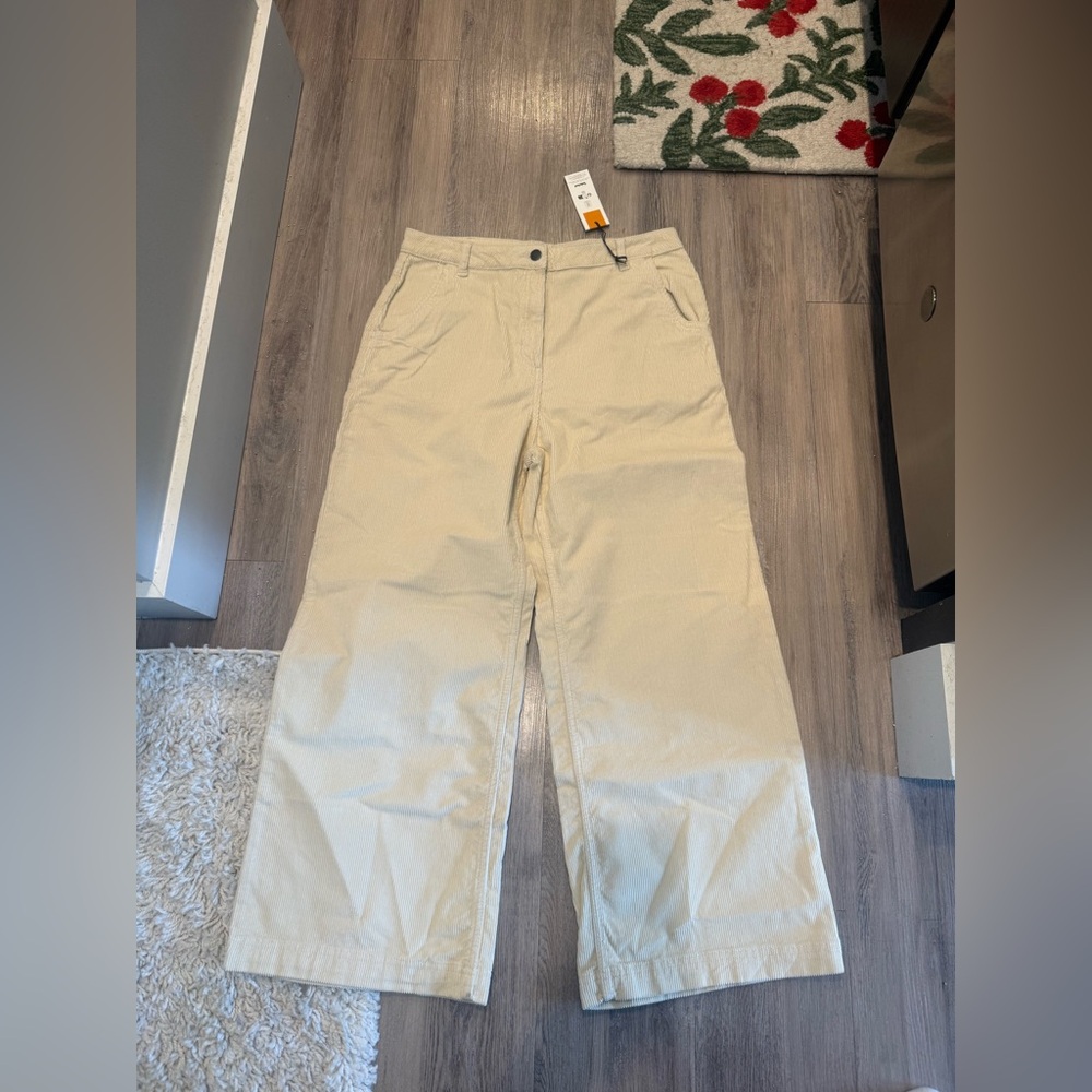 Timberland Cream Corduroy WIDE-Leg Pants (Sizes 29 & 31S Available)